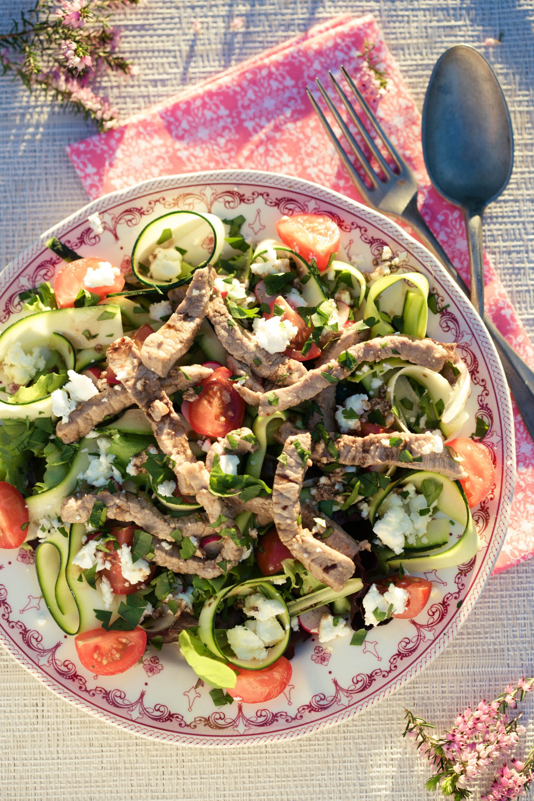 Salade folle escalopes VAS