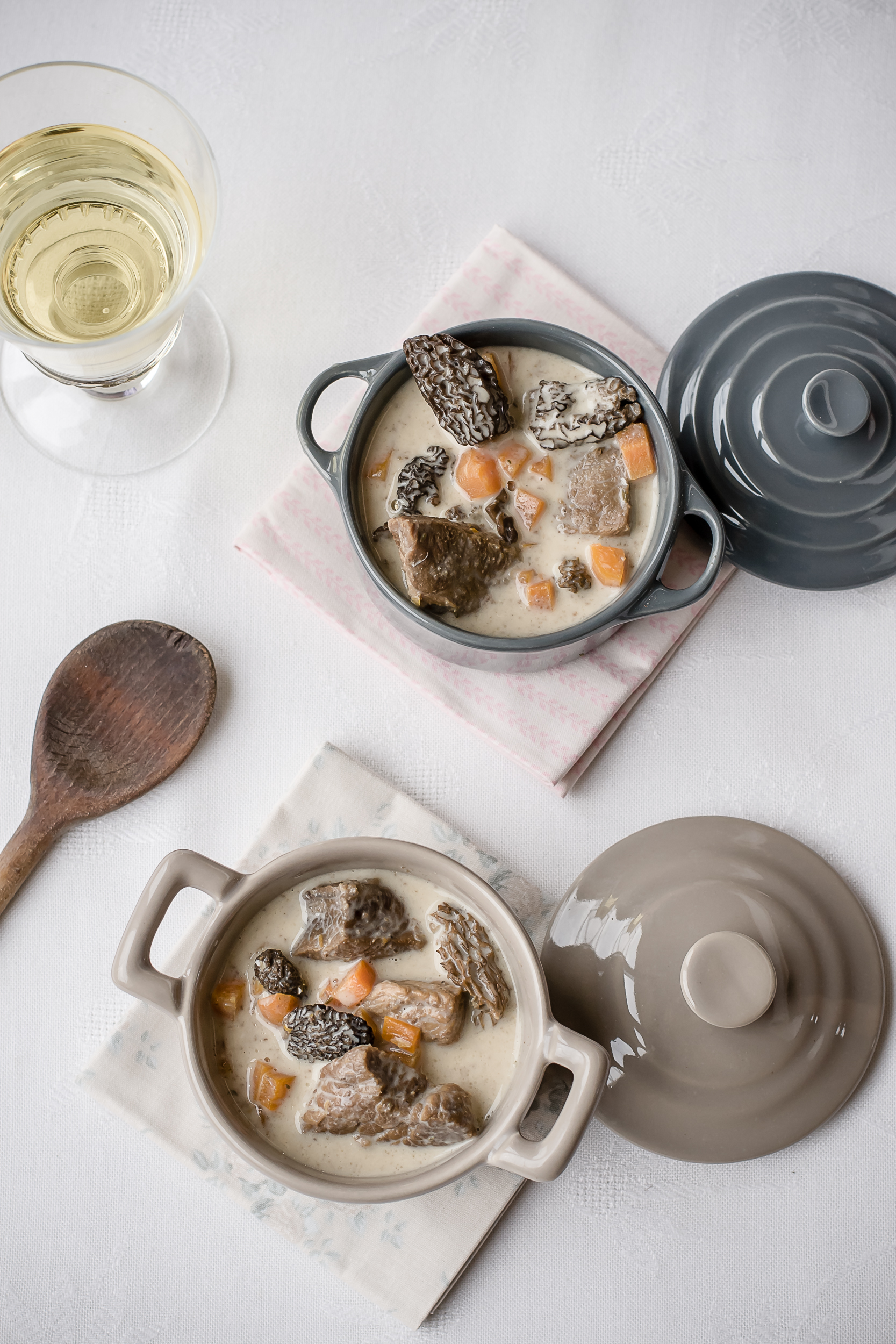 Blanquette de veau, au vin du Jura et morilles © Mélanie Boré-3