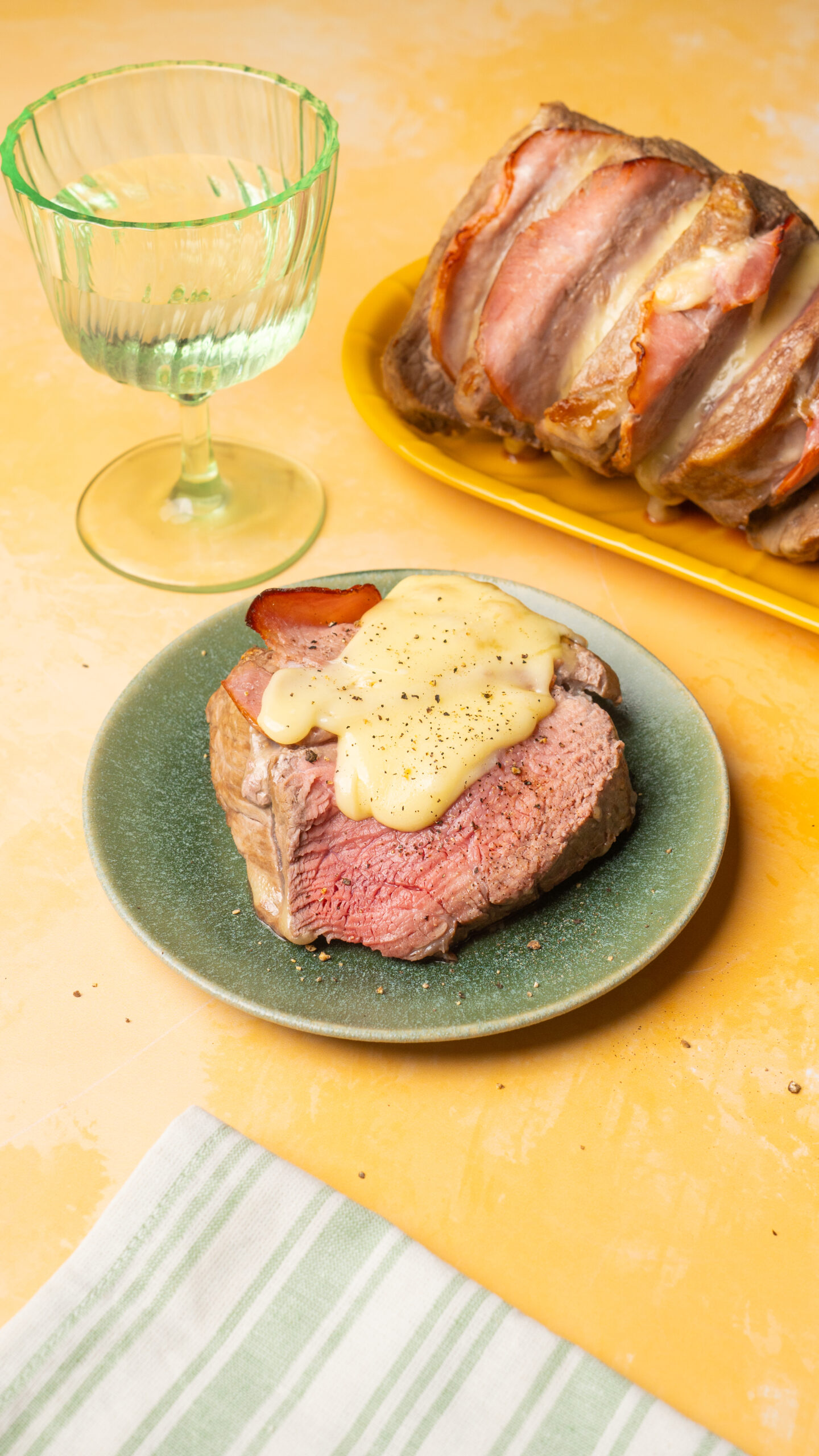 Rôti de Veau d’Aveyron et du Ségala orloff à la Tome des Pyrénées Rôti de Veau d’Aveyron et du Ségala orloff à la Tome des Pyrénées